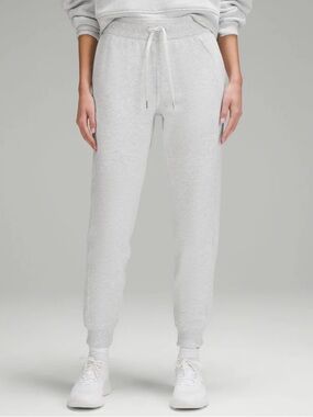 lululemon athletica Light Gray Fleece Joggers